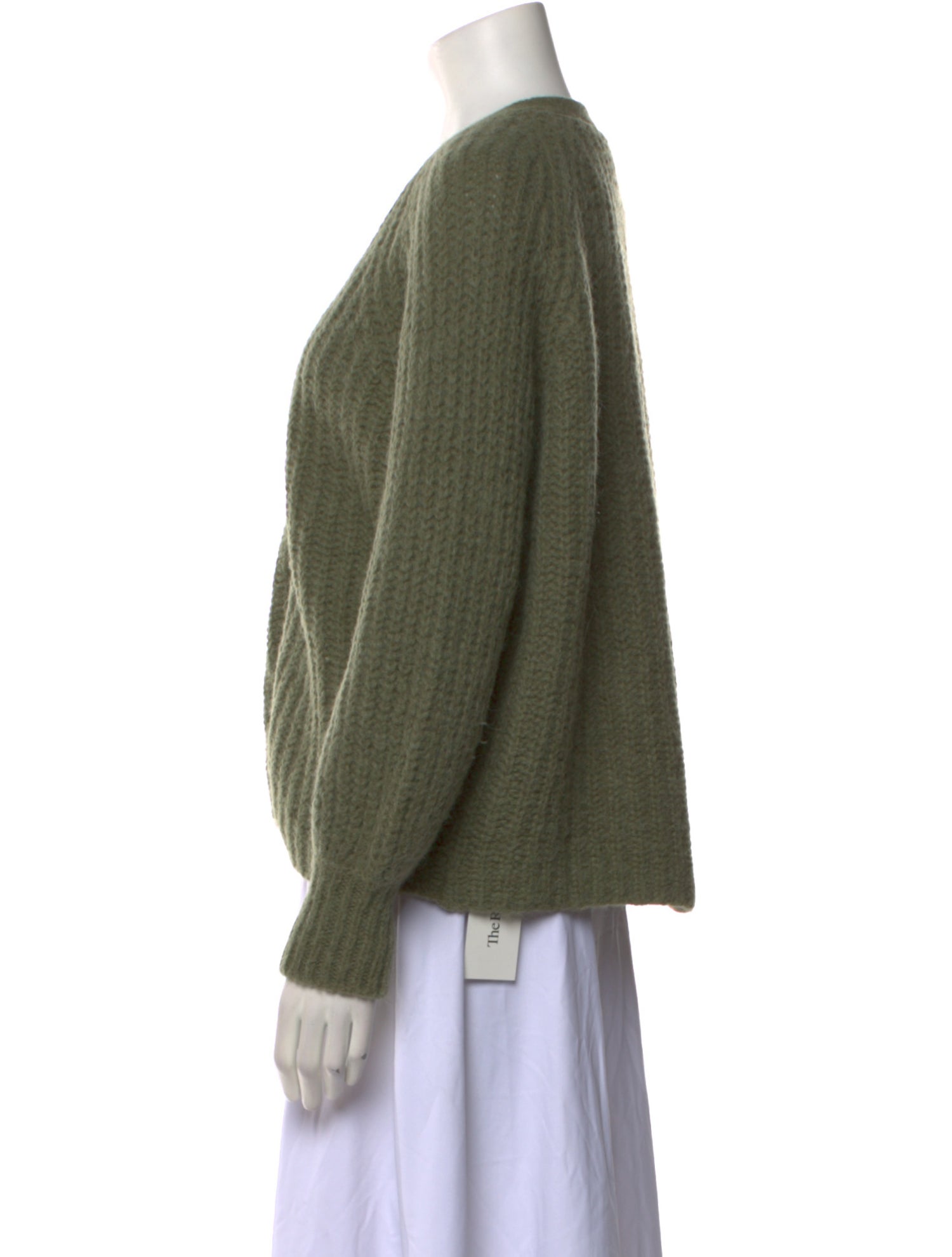 La Maille Sezane Alpaca V-Neck Sweater