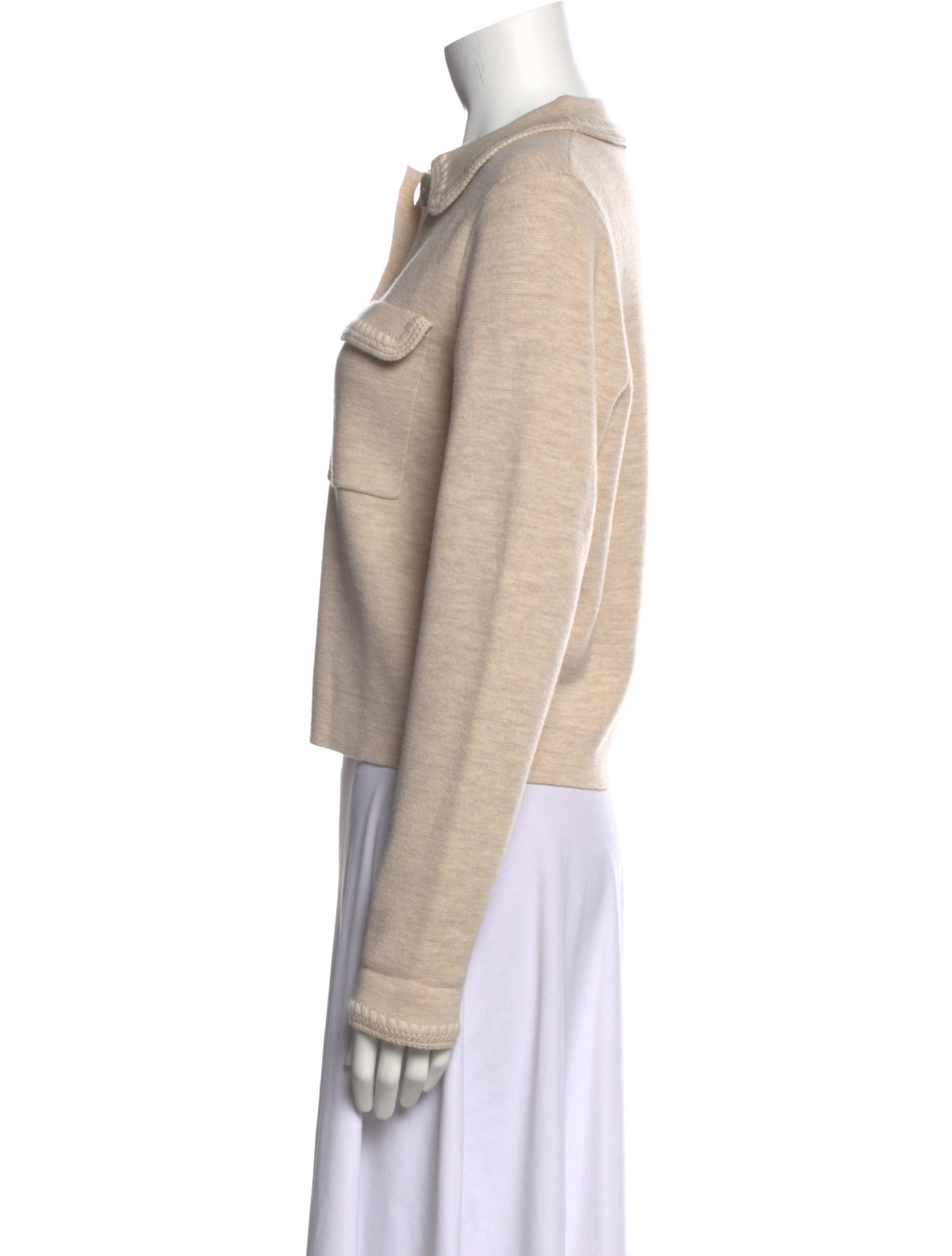La Maille Sezane Merino Wool Crew Neck Sweater