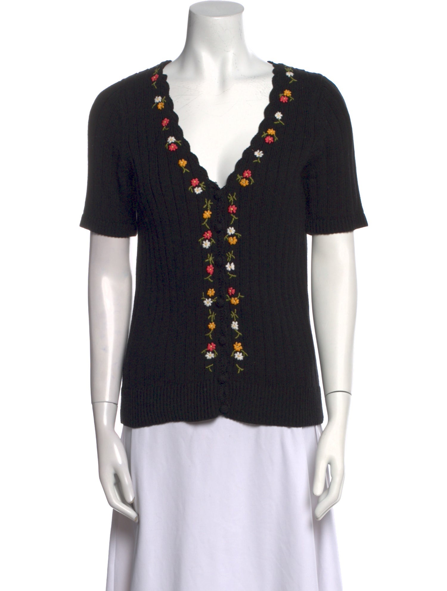 La Maille Sezane V-Neck Sweater