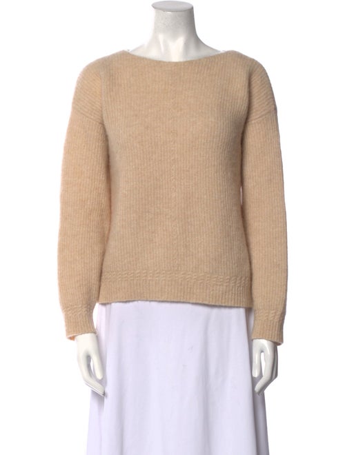 La Maille Sezane Baby Alpaca Bateau Neckline Sweater