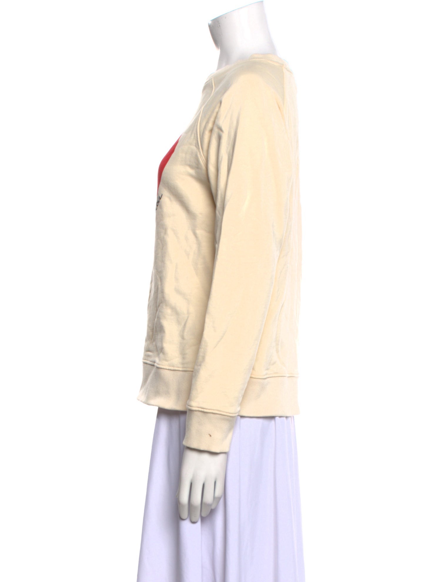 La Maille Sezane Mock Neck Long Sleeve Sweatshirt