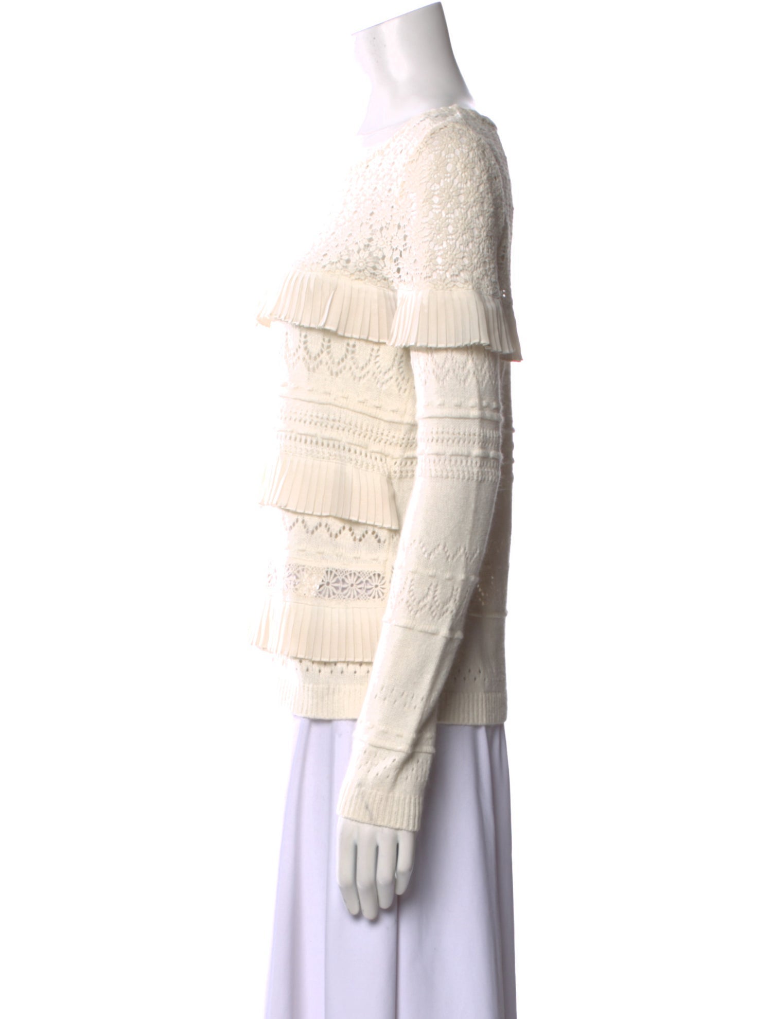 La Maille Sezane Striped Scoop Neck Sweater