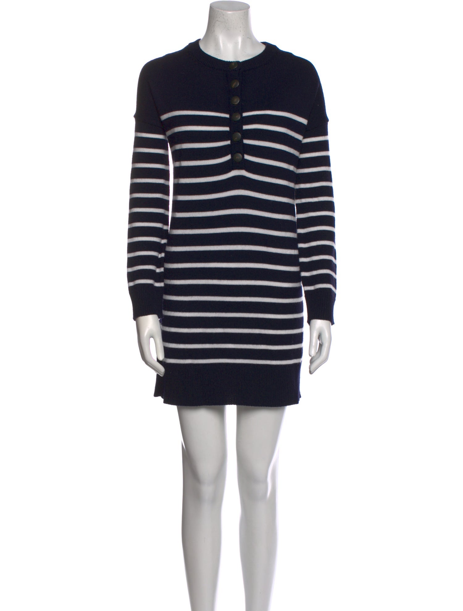 La Maille Sezane Merino Wool Mini Dress