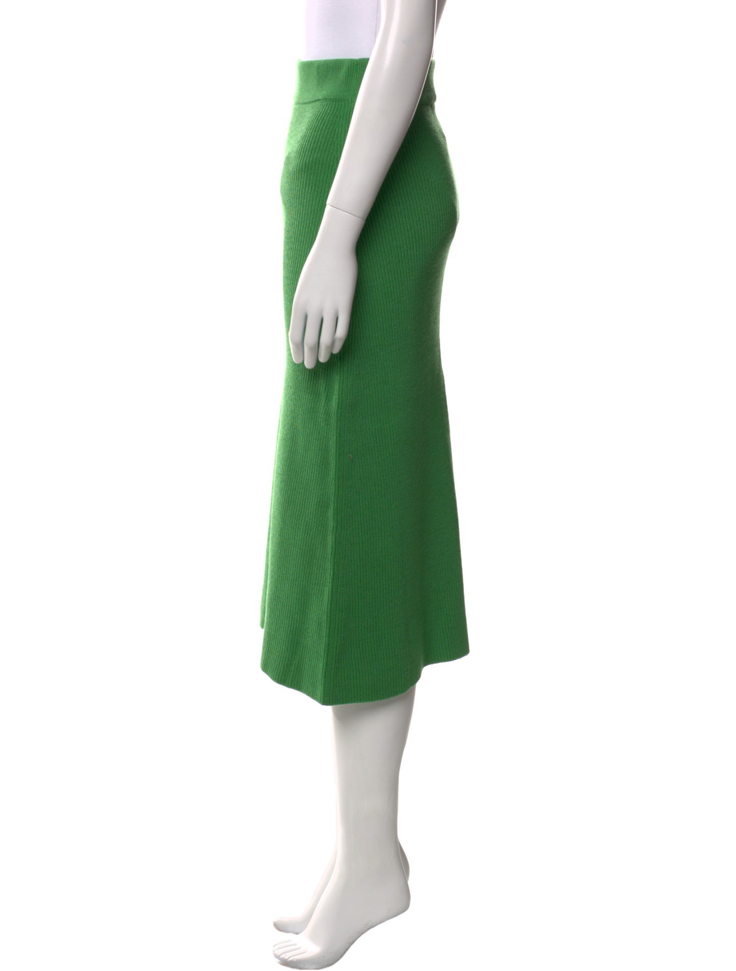 La Maille Sezane Merino Wool Midi Length Skirt w/ Tags