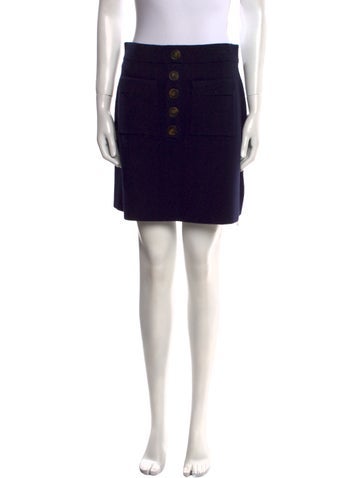 La Maille Sezane Skirts Merino Wool Mini Skirt L