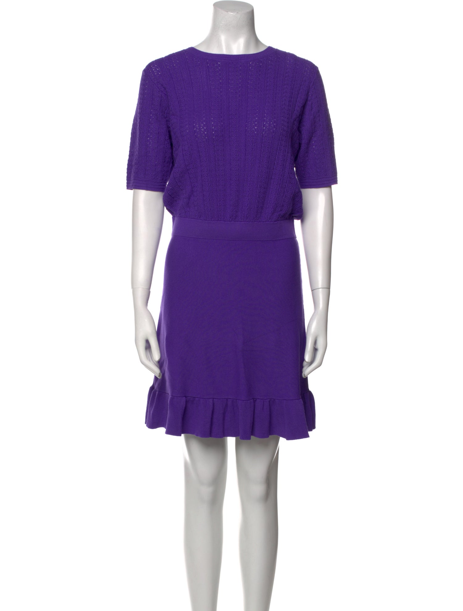 La Maille Sezane Crew Neck Mini Dress w/ Tags