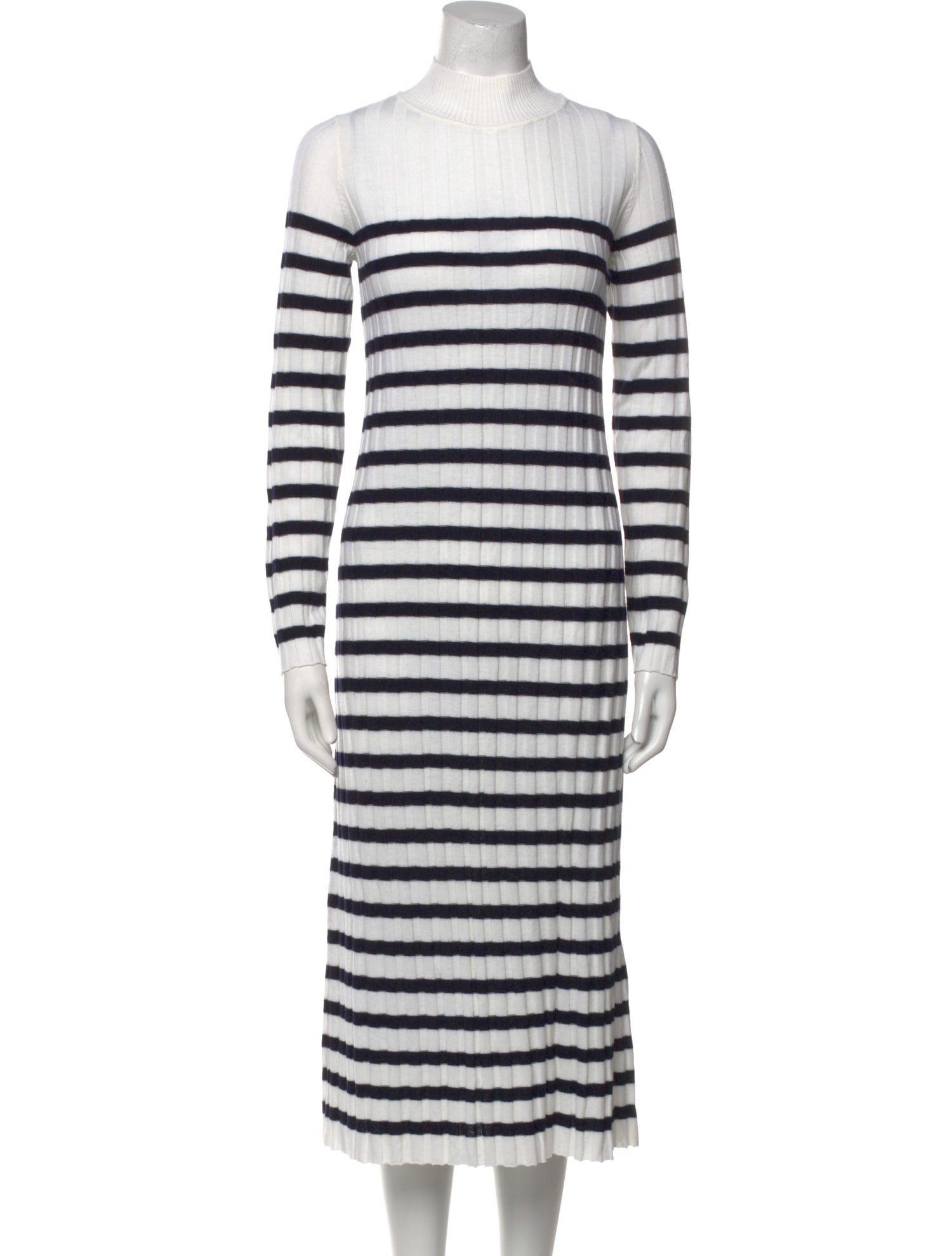 La Maille Sezane Merino Wool Midi Length Dress