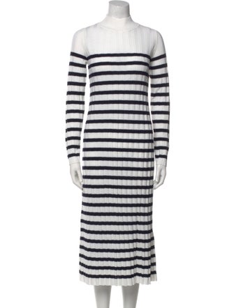 La Maille Sezane Merino Wool Midi Length Dress
