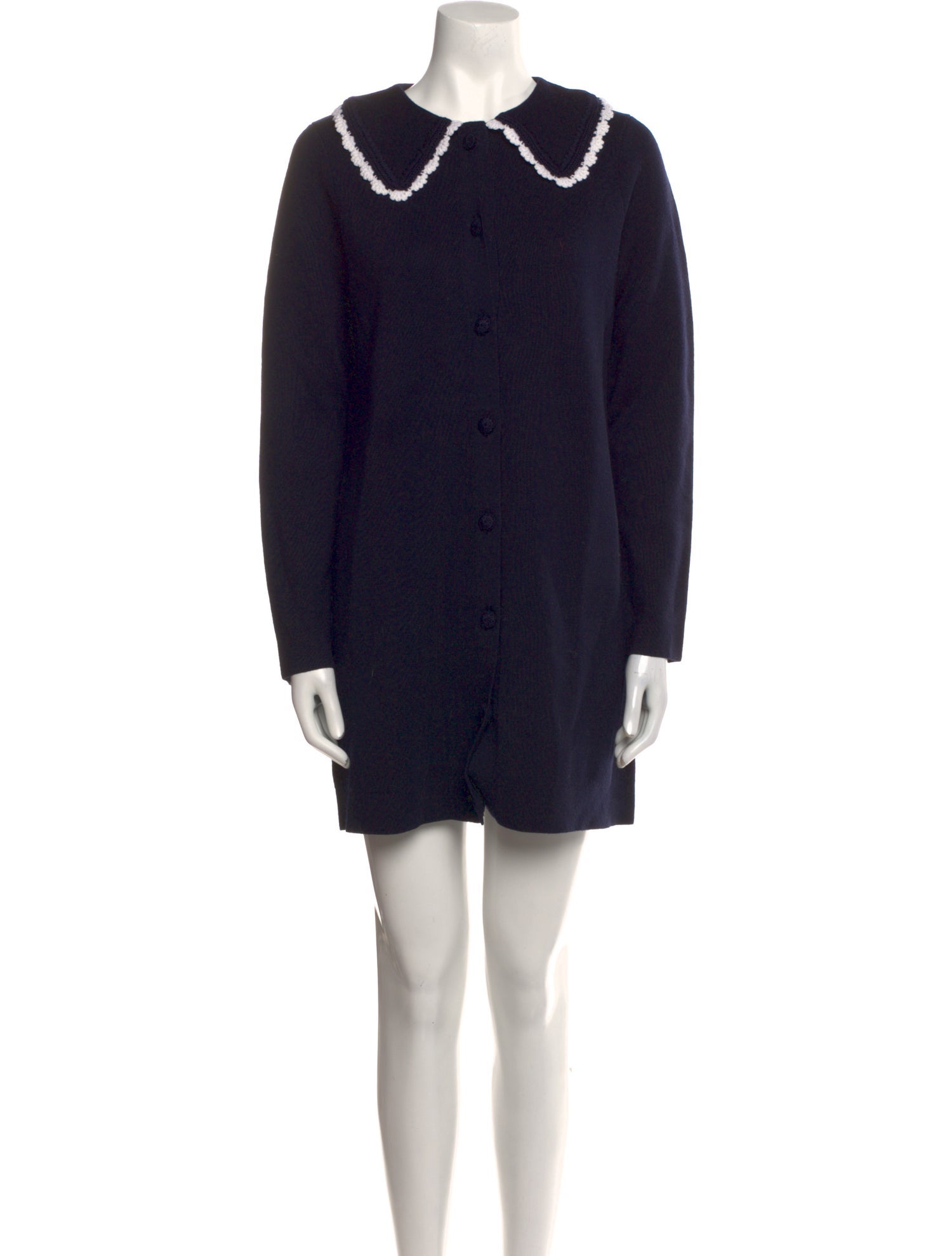 La Maille Sezane Merino Wool Mini Dress