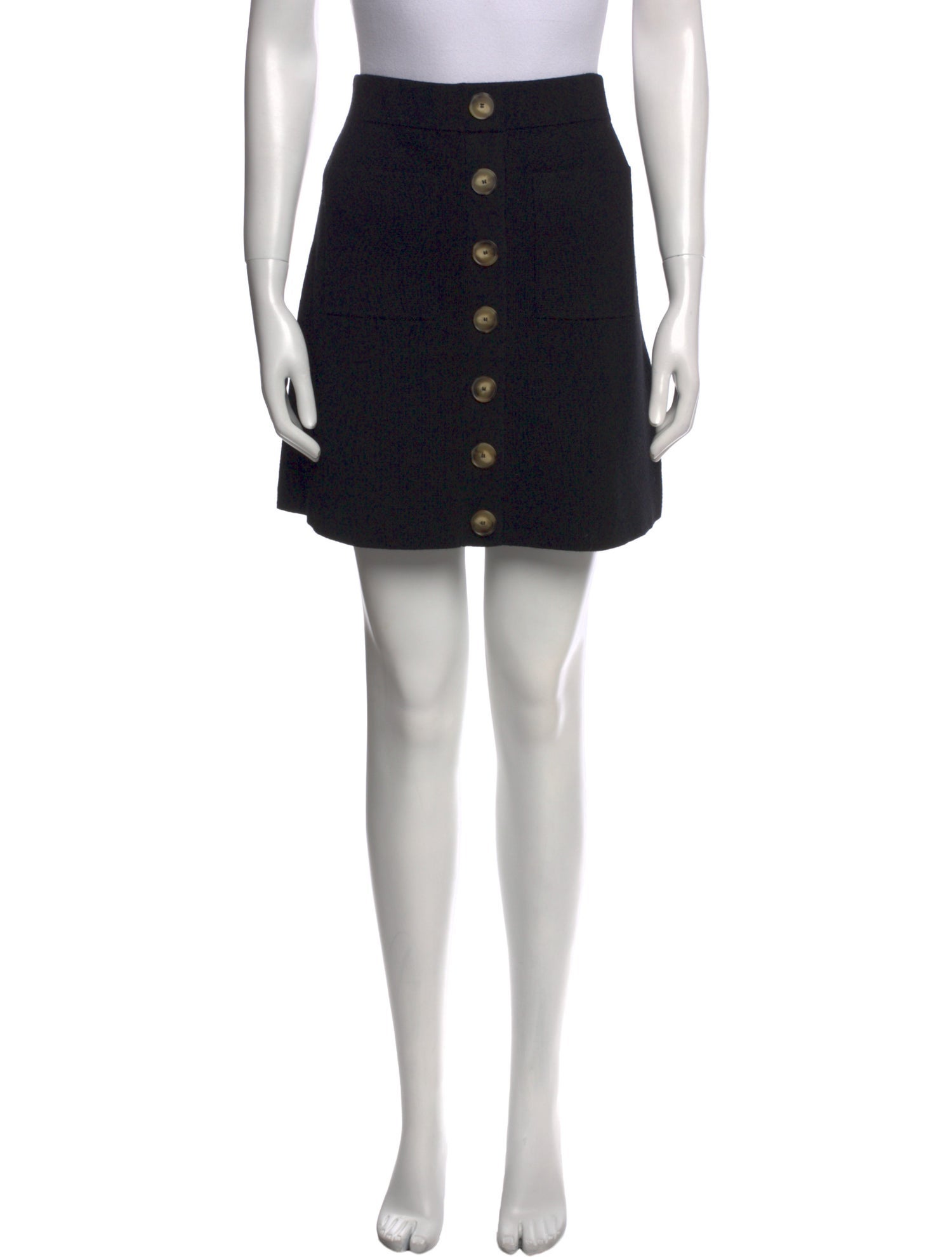 La Maille Sezane Merino Wool Mini Skirt w/ Tags