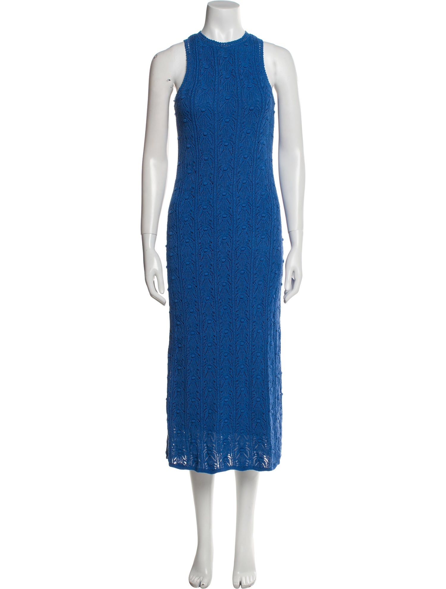 La Maille Sezane Crew Neck Long Dress