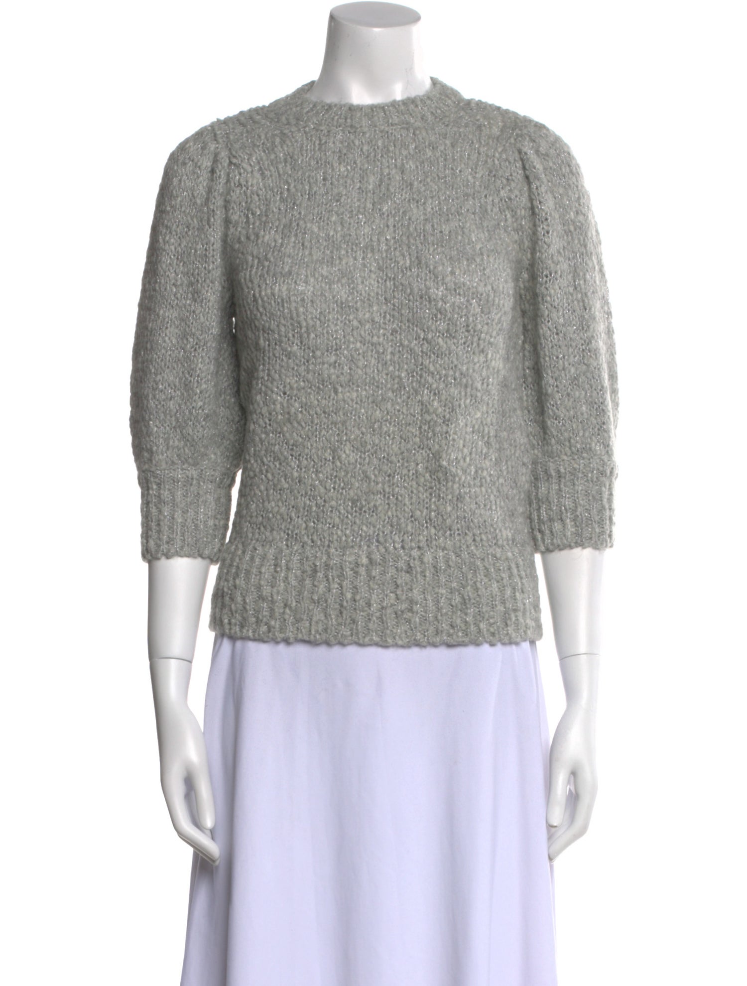 La Maille Sezane Mock Neck Sweater