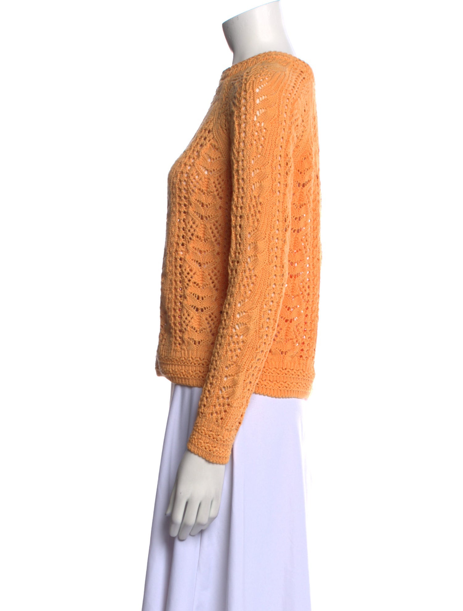 La Maille Sezane Crew Neck Long Sleeve Sweatshirt