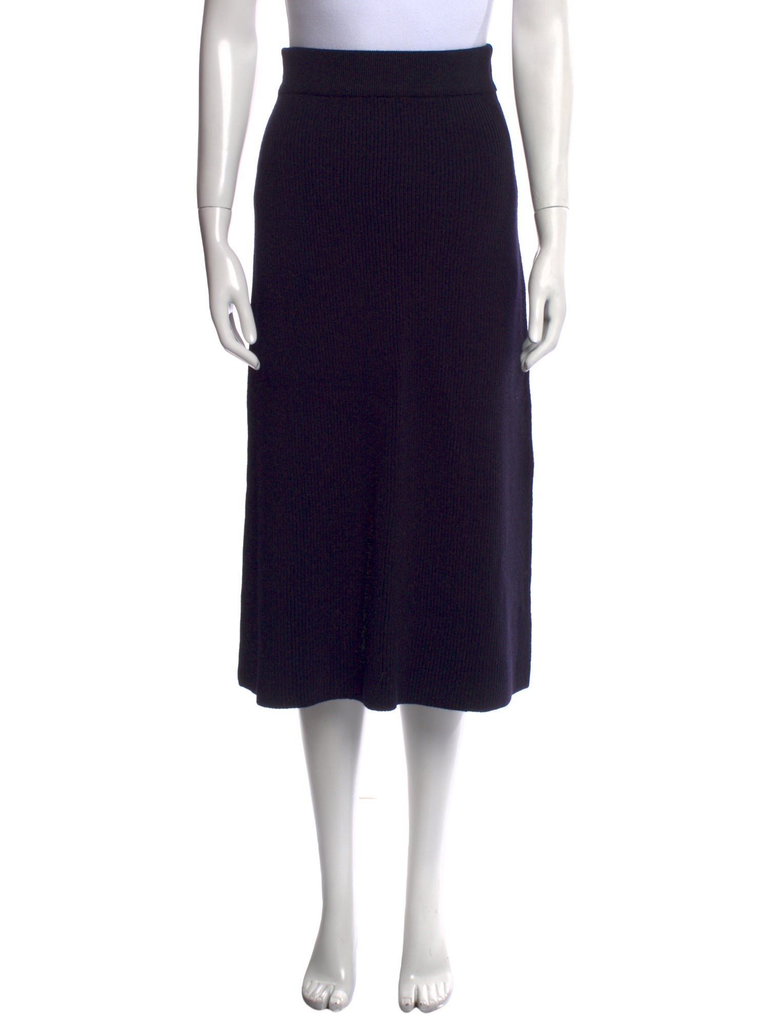 La Maille Sezane Merino Wool Midi Length Skirt w/ Tags
