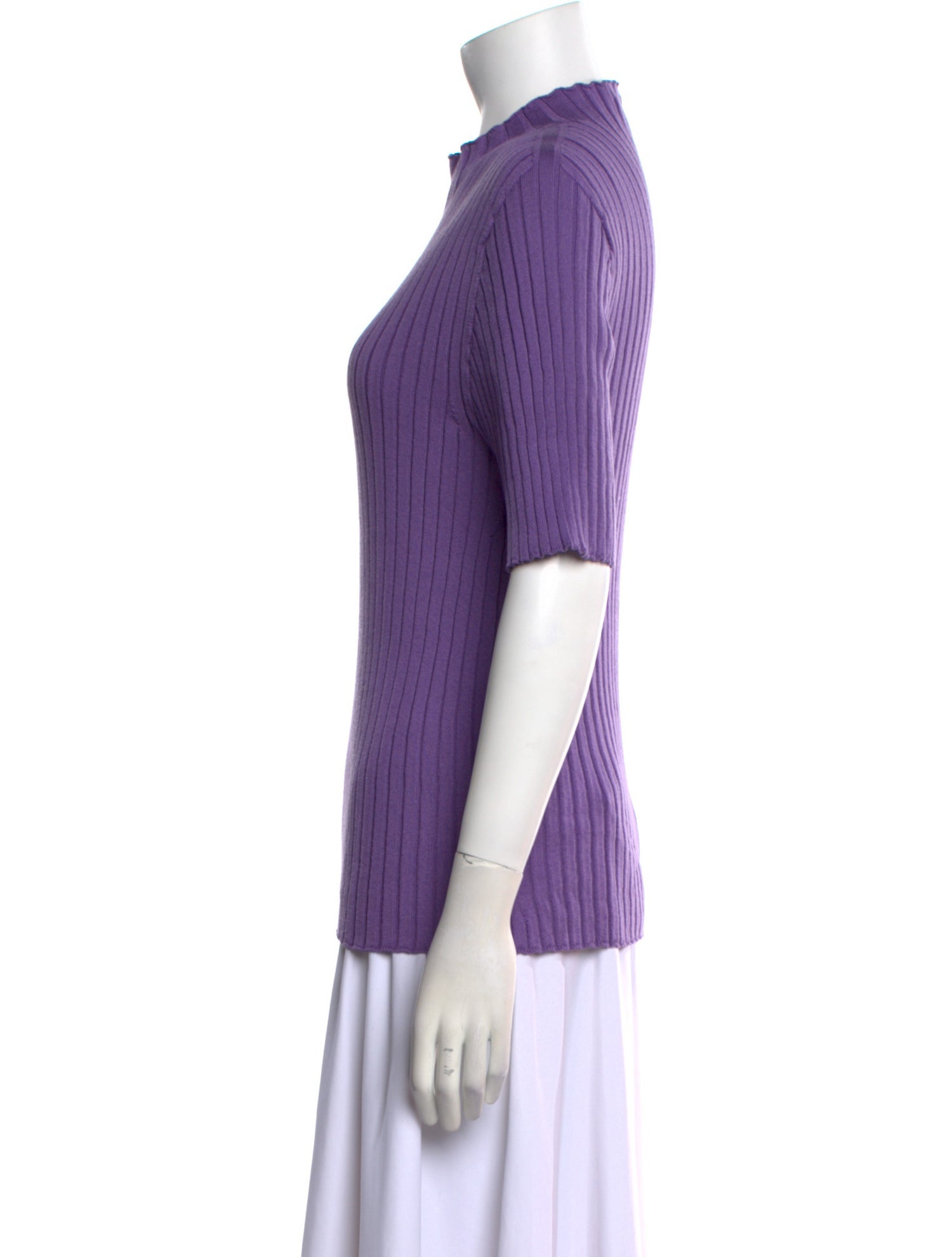 La Maille Sezane Mock Neck Sweater