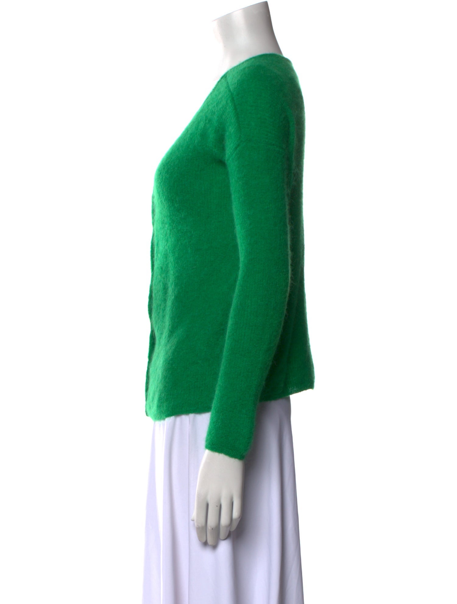 La Maille Sezane Mohair Scoop Neck Sweater