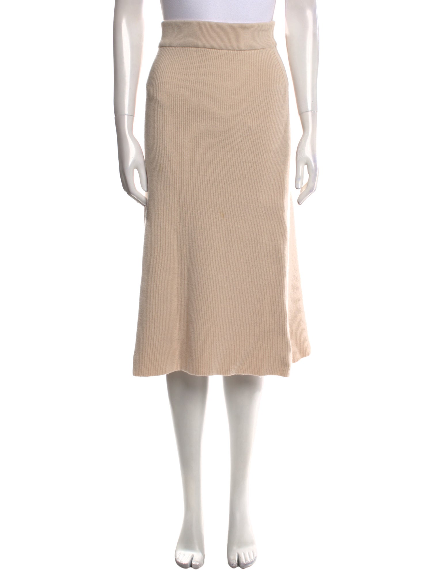 La Maille Sezane Midi Length Skirt