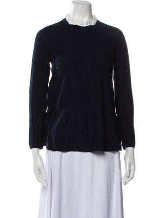 La Maille Sezane Merino Wool Crew Neck Sweater
