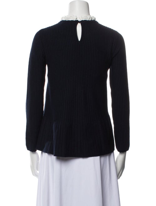 La Maille Sezane Merino Wool Crew Neck Sweater