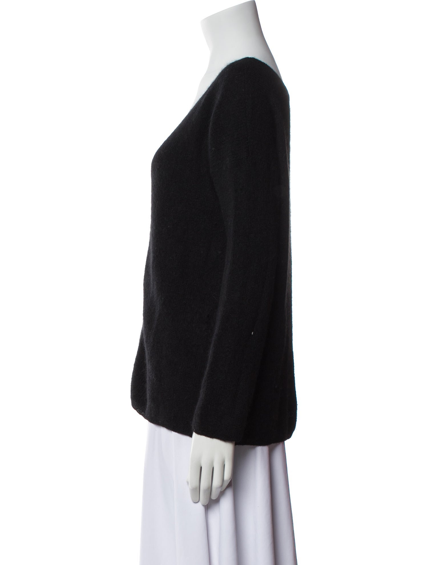 La Maille Sezane Mohair V-Neck Sweater