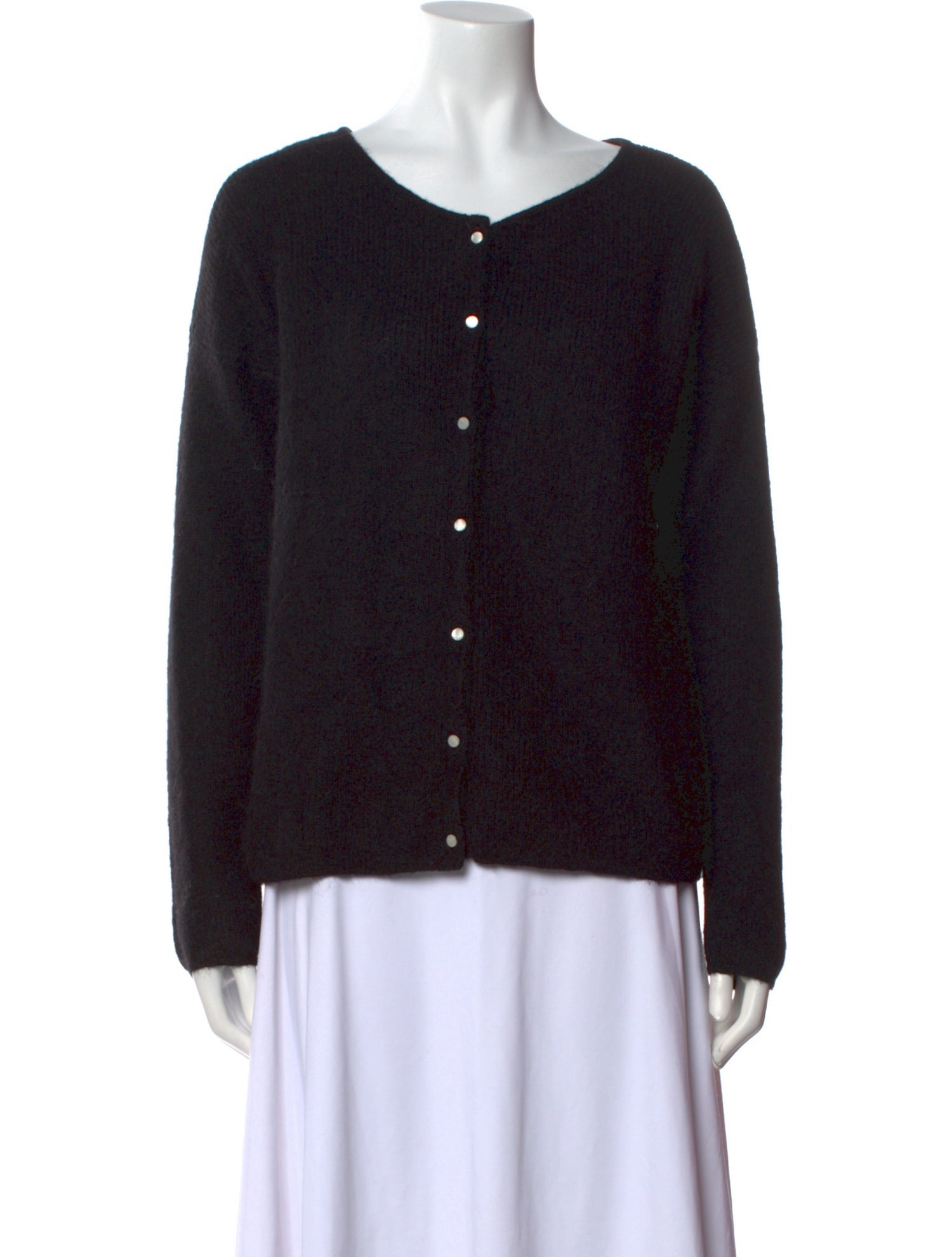 La Maille Sezane Mohair Scoop Neck Sweater