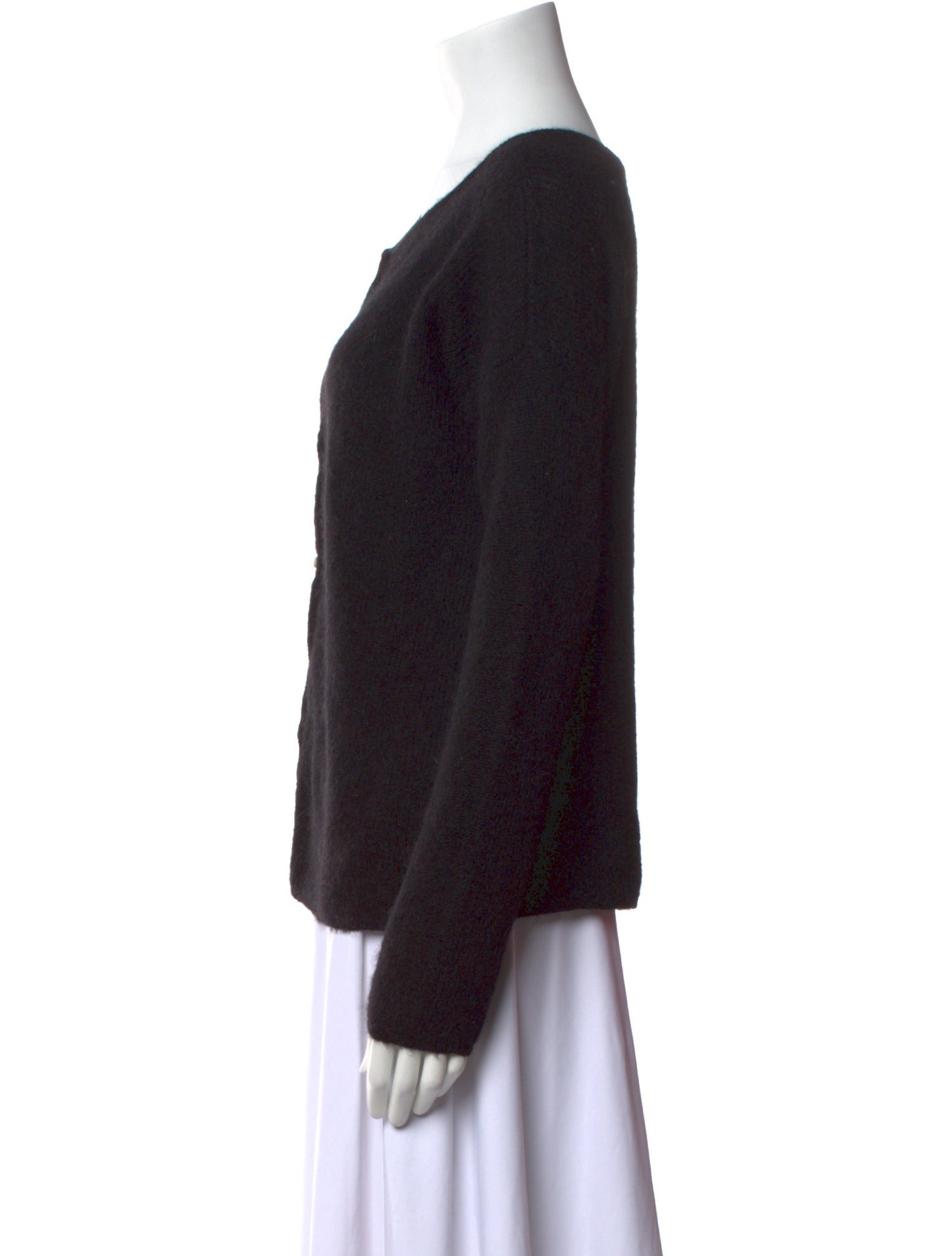 La Maille Sezane Mohair Scoop Neck Sweater