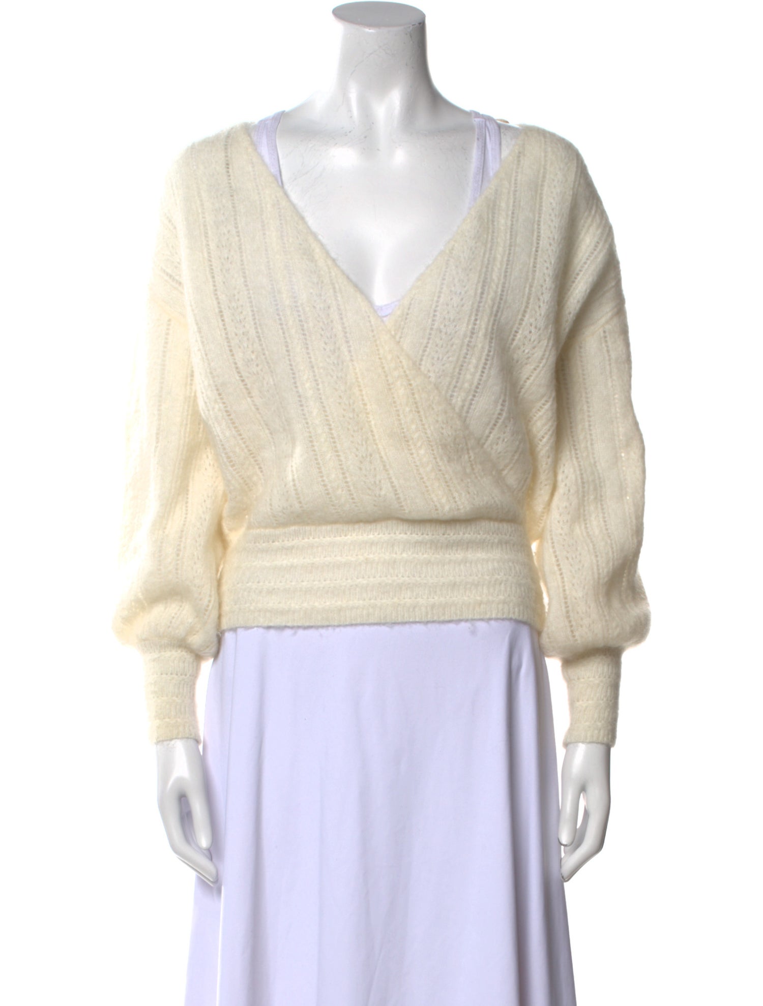 La Maille Sezane V-Neck Sweater