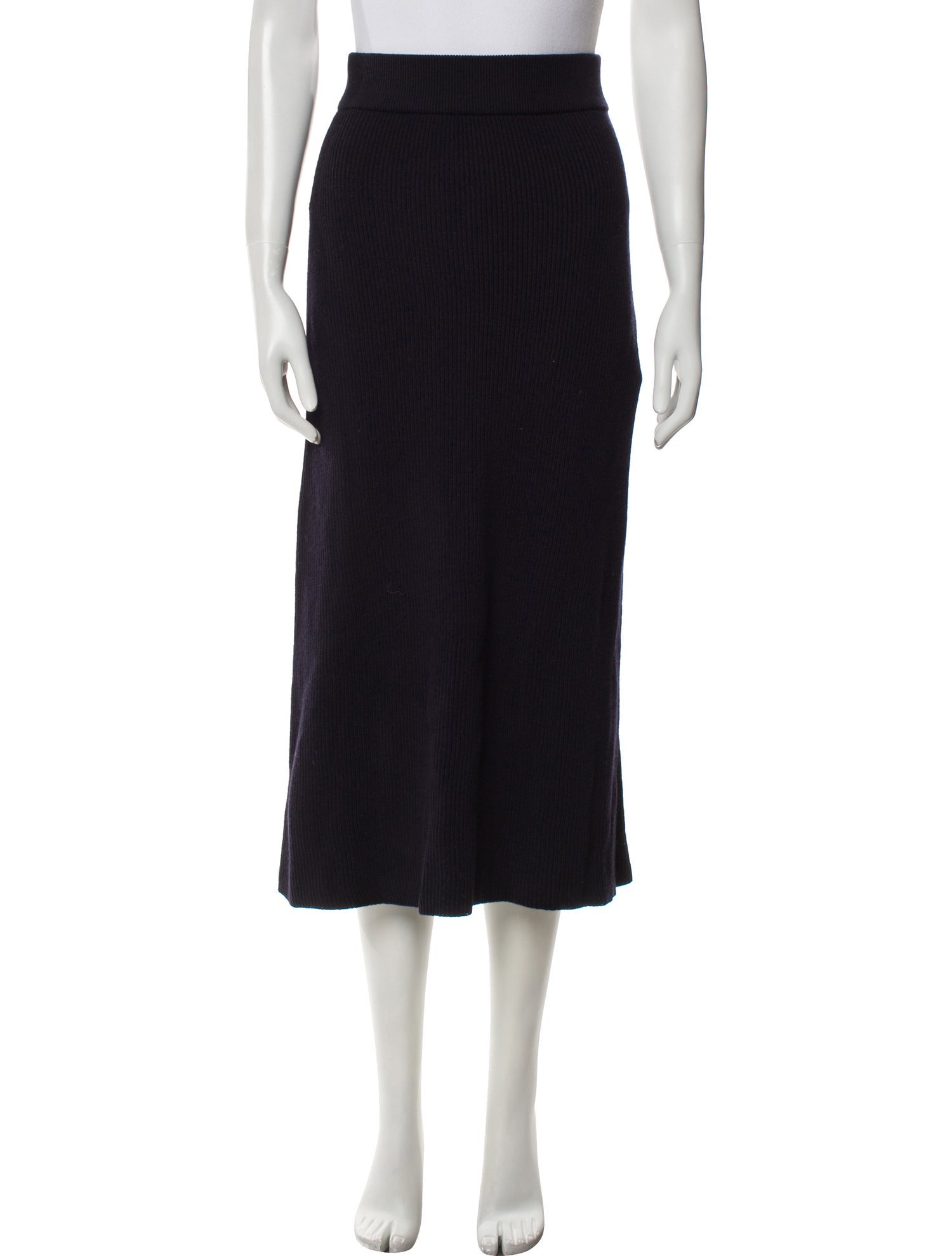 La Maille Sezane Midi Length Skirt