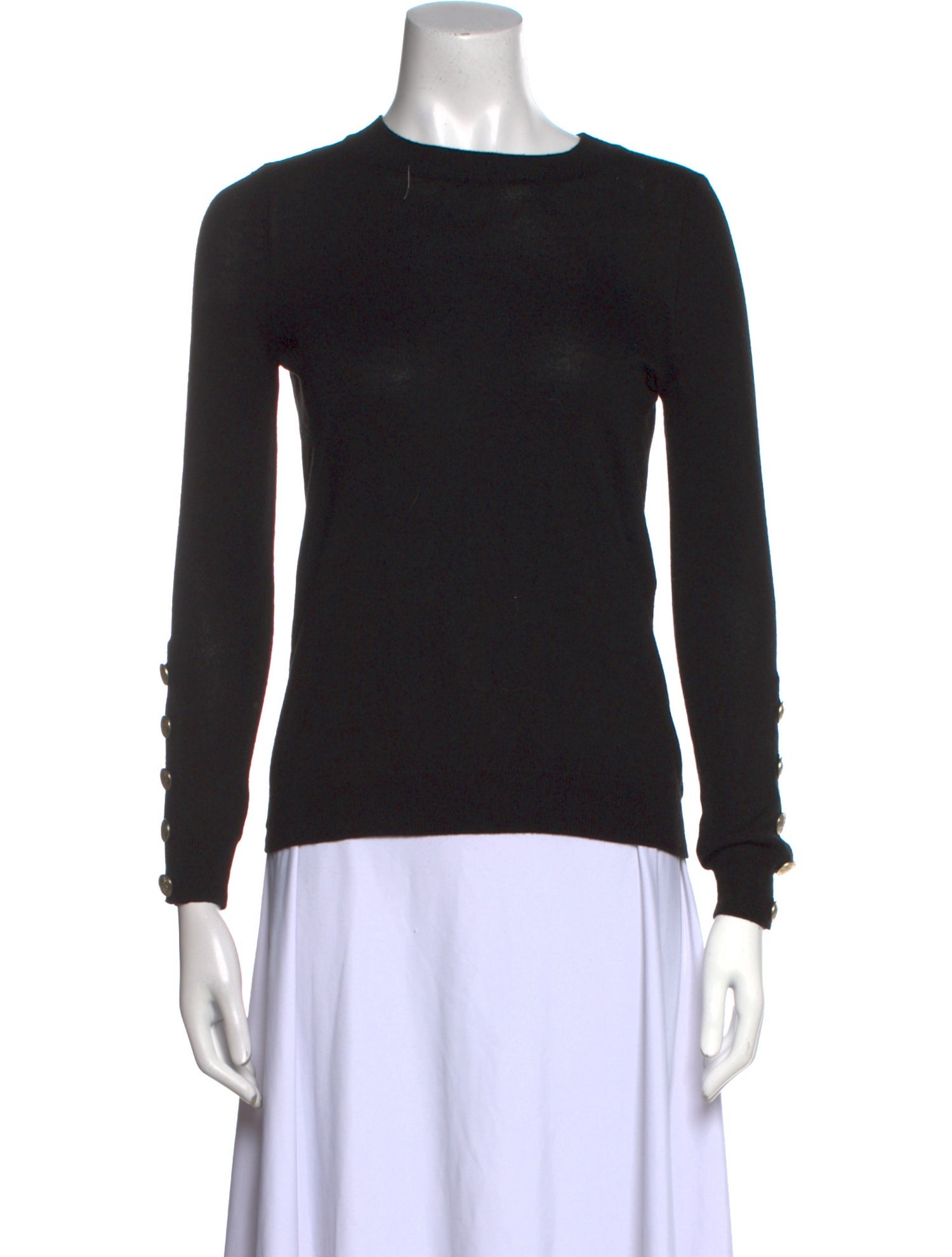La Maille Sezane Merino Wool Crew Neck Sweater