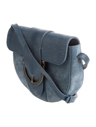 La Maille Sezane Suede Crossbody Bag