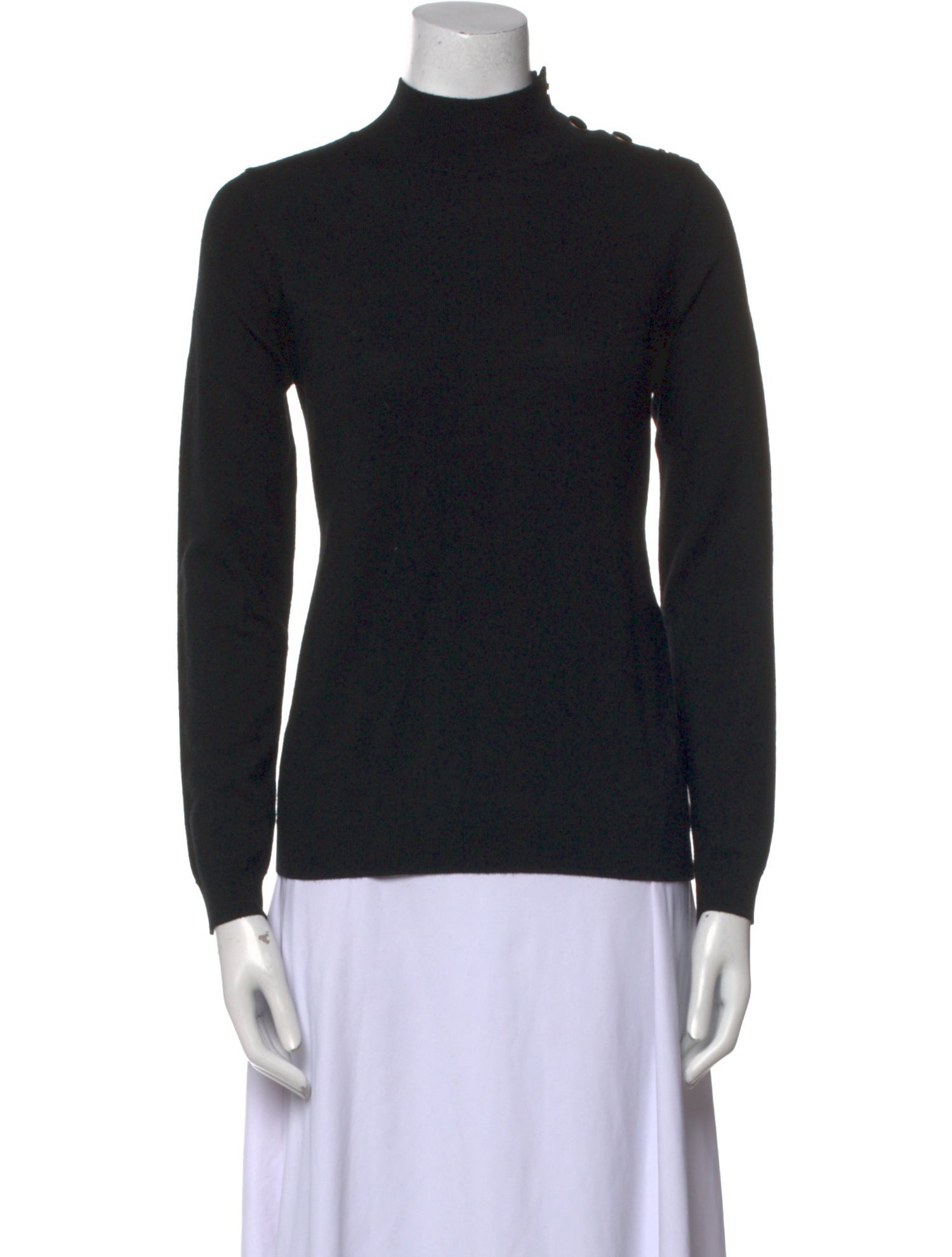 La Maille Sezane Merino Wool Turtleneck Sweatshirt