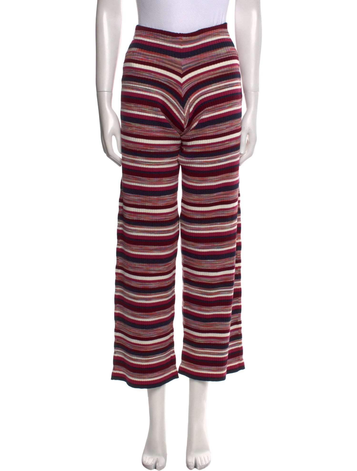 La Maille Sezane Striped Wide Leg Pants w/ Tags