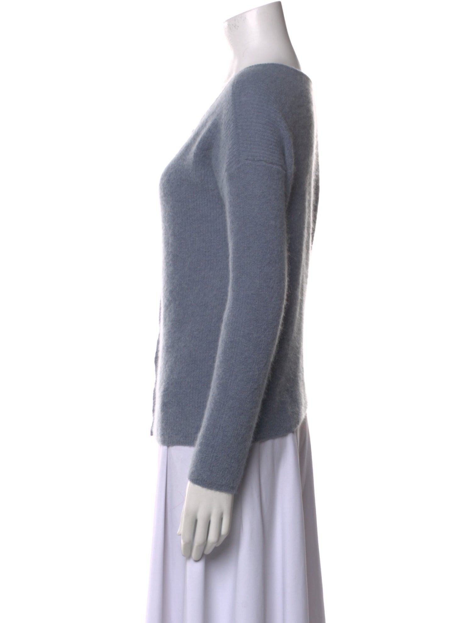 La Maille Sezane Mohair Scoop Neck Sweater
