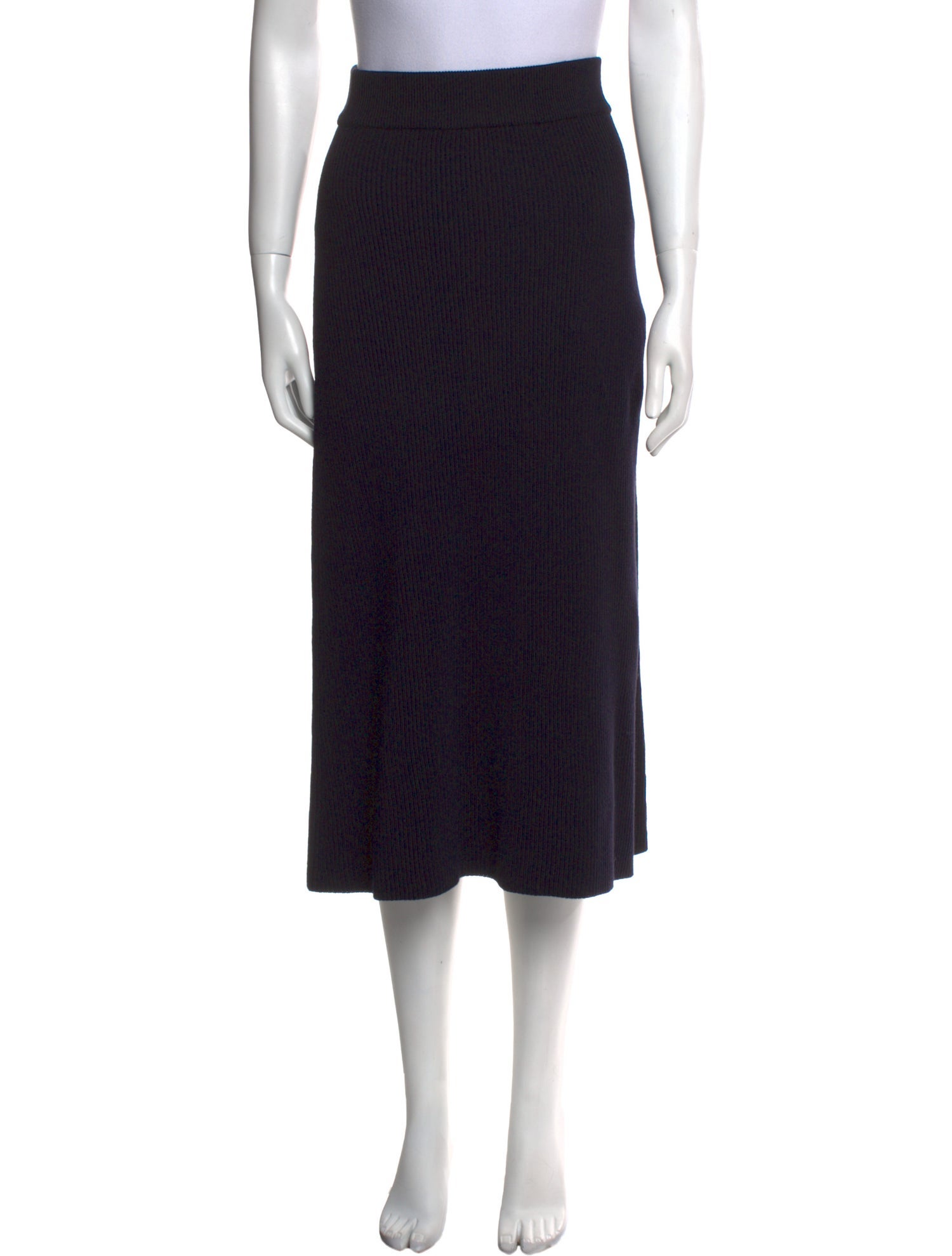 La Maille Sezane Midi Length Skirt