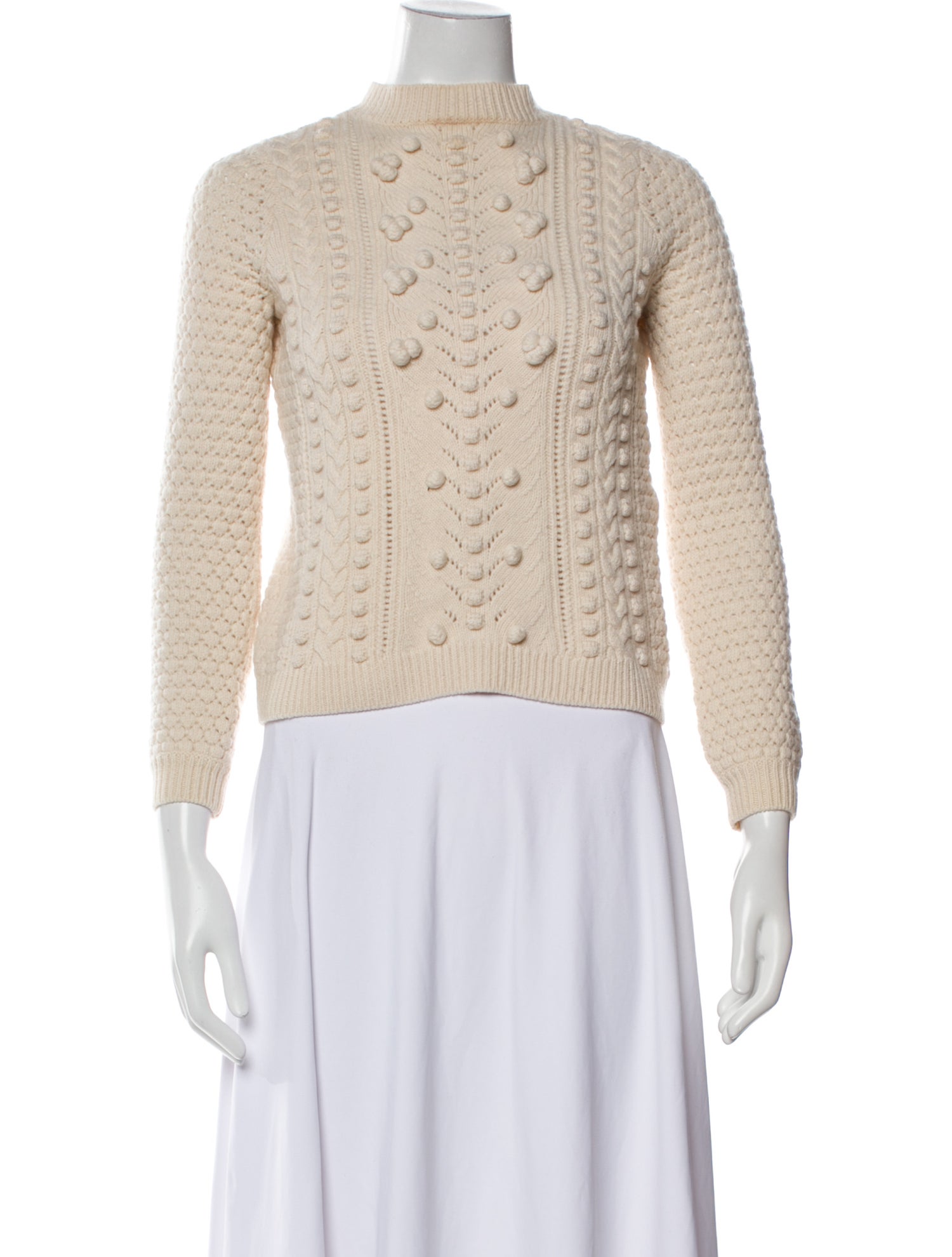 La Maille Sezane Wool Mock Neck Sweater