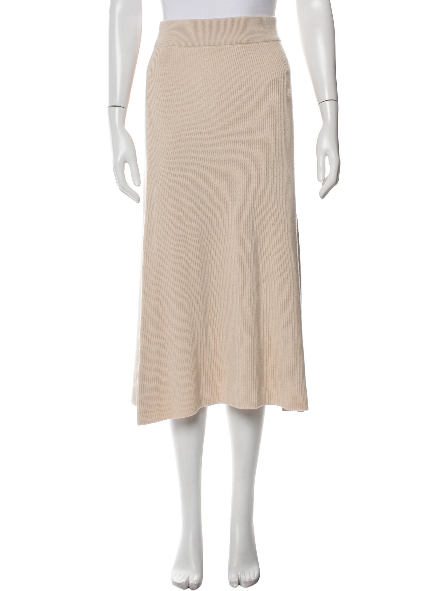 La Maille Sezane Midi Length Skirt