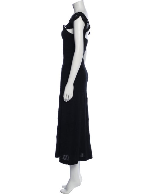 La Maille Sezane Square Neckline Long Dress