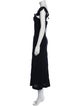 La Maille Sezane Square Neckline Long Dress
