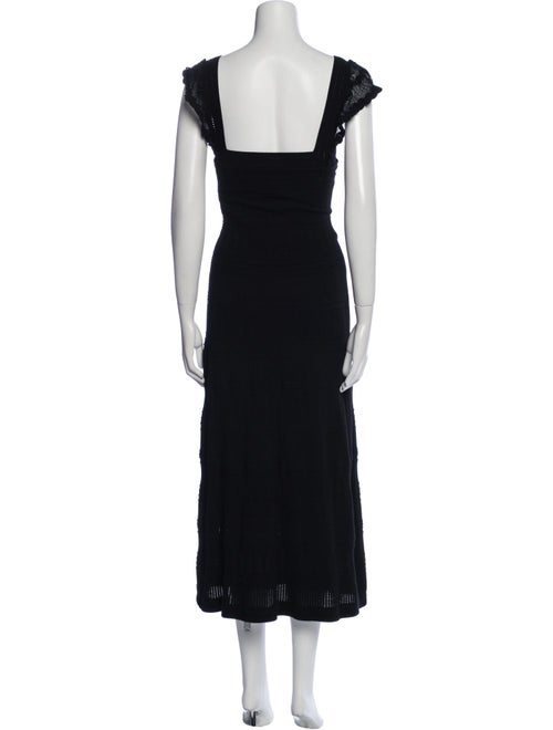 La Maille Sezane Square Neckline Long Dress