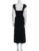 La Maille Sezane Square Neckline Long Dress