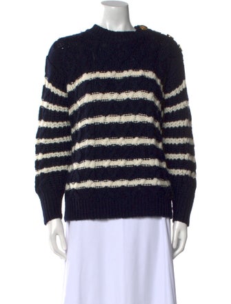 La Maille Sezane Merino Wool Striped Sweater