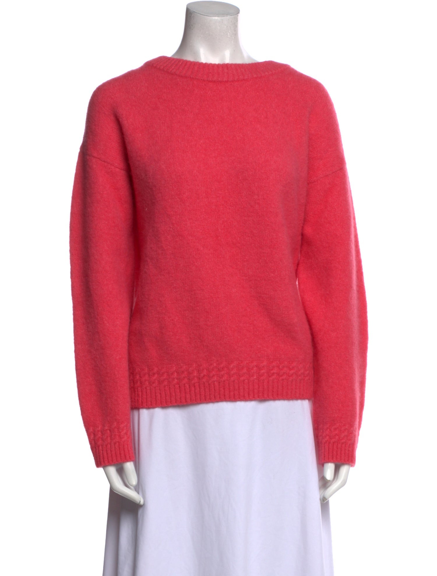 La Maille Sezane Baby Alpaca Scoop Neck Sweater w/ Tags