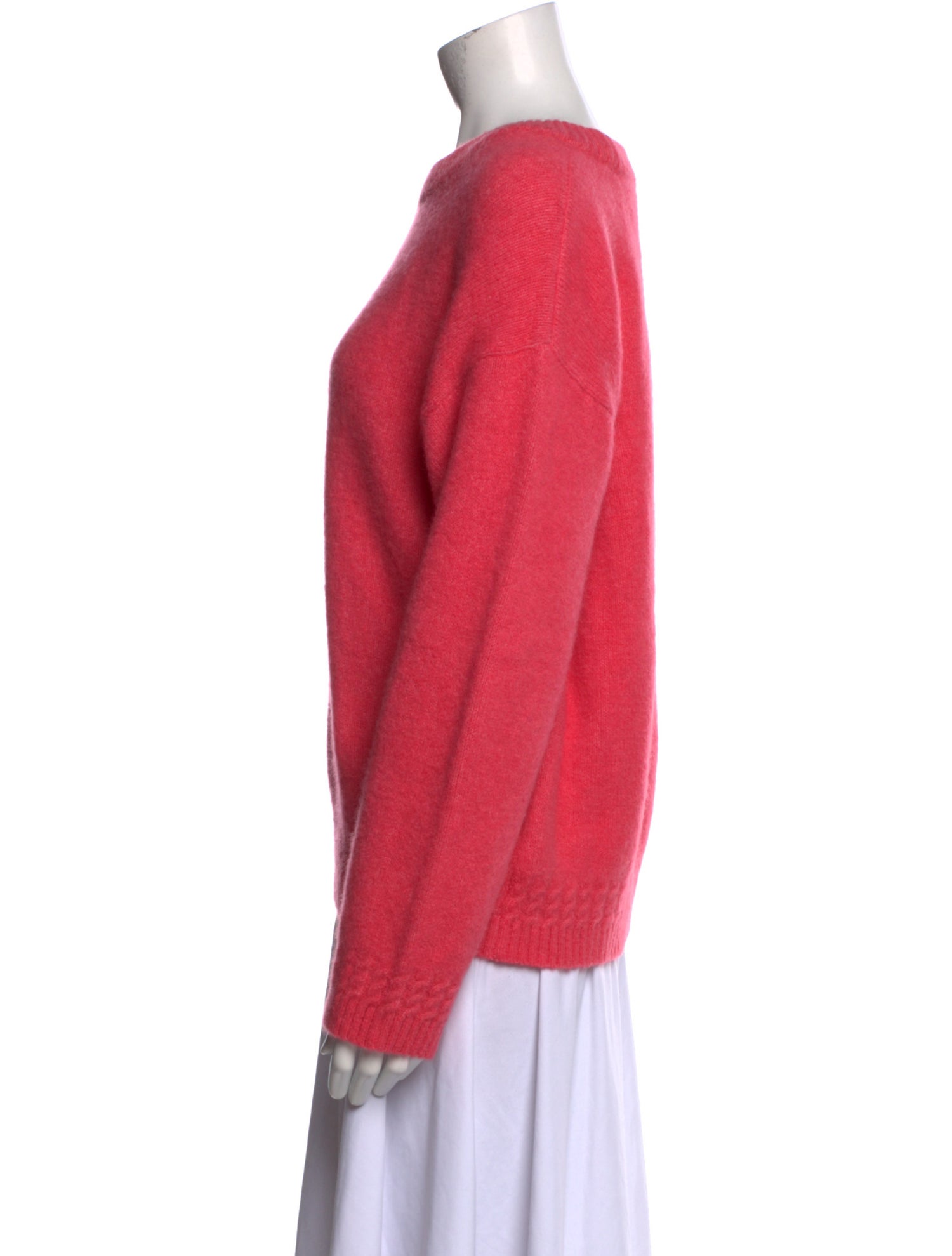 La Maille Sezane Baby Alpaca Scoop Neck Sweater w/ Tags