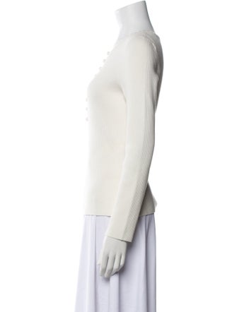 La Maille Sezane Merino Wool Crew Neck Top