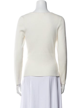 La Maille Sezane Merino Wool Crew Neck Top