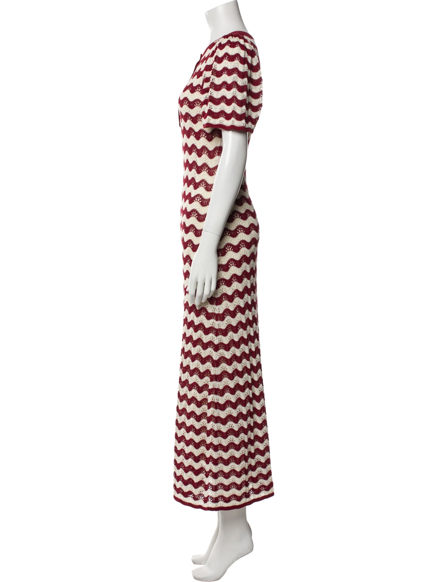 La Maille Sezane Striped Long Dress w/ Tags