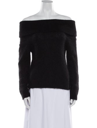 La Maille Sezane Off-The-Shoulder Sweater