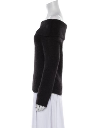 La Maille Sezane Off-The-Shoulder Sweater