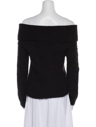 La Maille Sezane Off-The-Shoulder Sweater