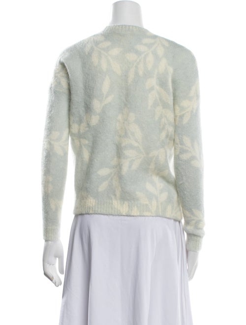 La Maille Sezane Printed Crew Neck Sweater